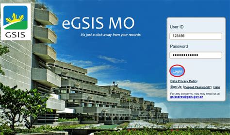 gsis aao login|eGSISMO – Government Service Insurance System.